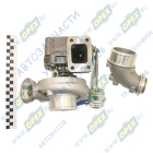 С13-297-01 Турбокомпрессор (дв. ЯМЗ-53443-30) Евро-5 ПАЗ Вектор Некст PAZ Vector NEXT (EURO-5) 170 H/P [YAMZ-53423-50 /12 /17 /22 /27]; (с патрубком) CZ Strakonice